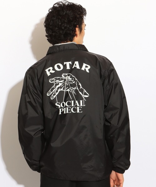 「ROTAR」 ナイロンブルゾン MEDIUM チャコールグレー メンズ_画像3