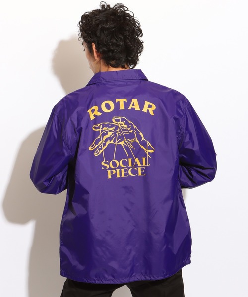 「ROTAR」 ナイロンブルゾン MEDIUM チャコールグレー メンズ_画像7