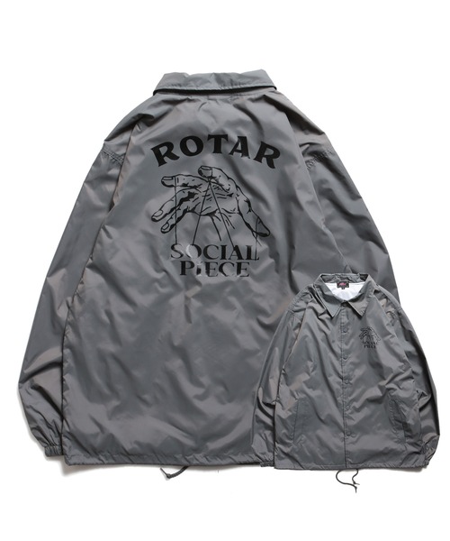 「ROTAR」 ナイロンブルゾン MEDIUM チャコールグレー メンズ_画像9