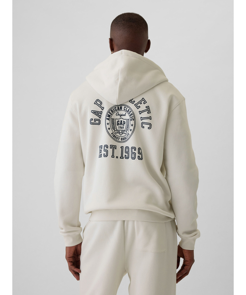 GAP（ギャップ） ジップアップパーカー L ホワイト系その他 メンズ
