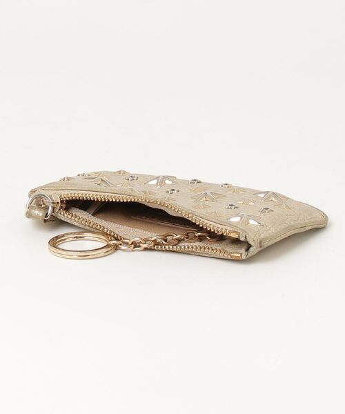 「JIMMY CHOO」 スタースタッズ コインケース - ゴールド レディース