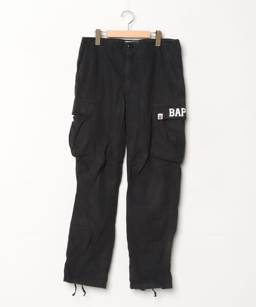 A BATHING APE（アベイシングエイプ） カーゴパンツ M ブラック メンズ