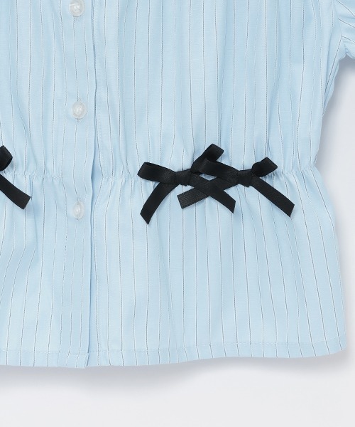 「by LOVEiT」 「KIDS」半袖ブラウス 120cm サックスブルー キッズ_画像7