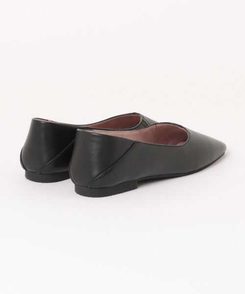 「Piedi Nudi」 フラットパンプス 24.0cm ダークブラウン レディース_画像2