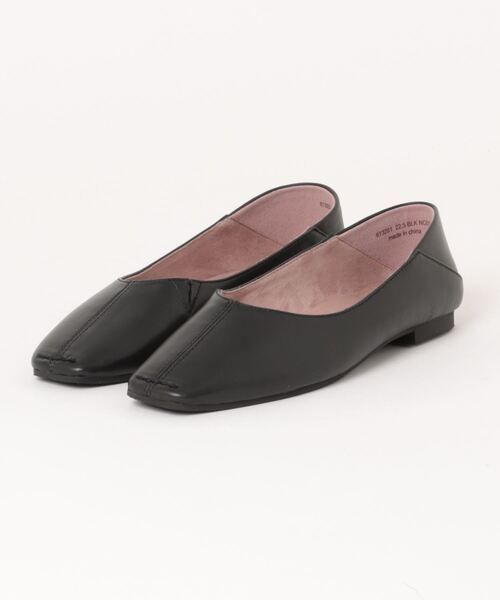 「Piedi Nudi」 フラットパンプス 24.0cm ダークブラウン レディース_画像4