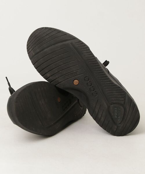 「ECCO」 ローカットスニーカー 25.5cm ブラック メンズ_画像3