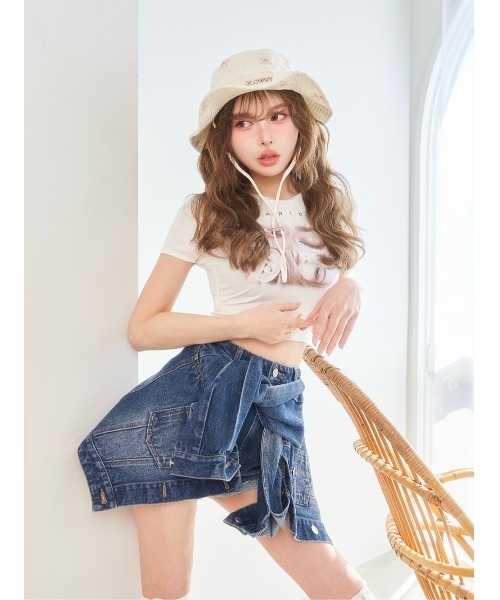 Darich（ダーリッチ） デニムショートパンツ M ブルー レディース