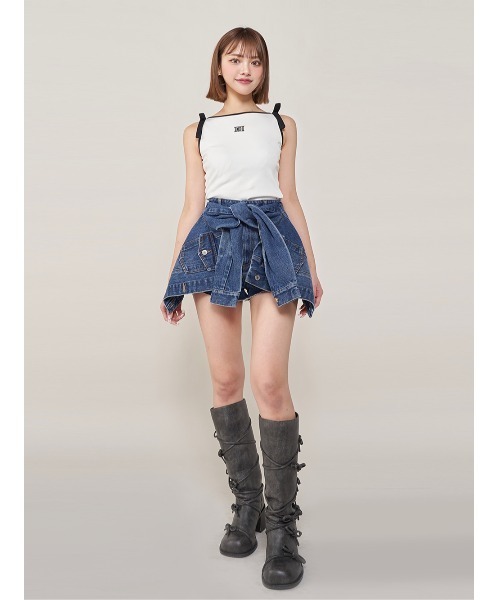 Darich（ダーリッチ） デニムショートパンツ M ブルー レディース