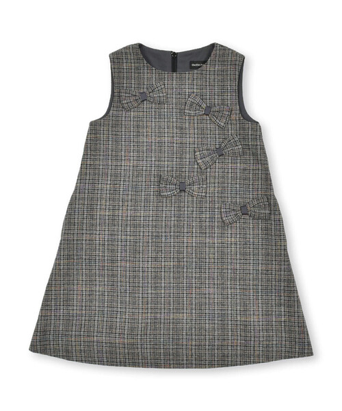 「BeBe Petits Pois Vert」 「KIDS」ノースリーブワンピース 140cm ブラック系その他 キッズ_画像7