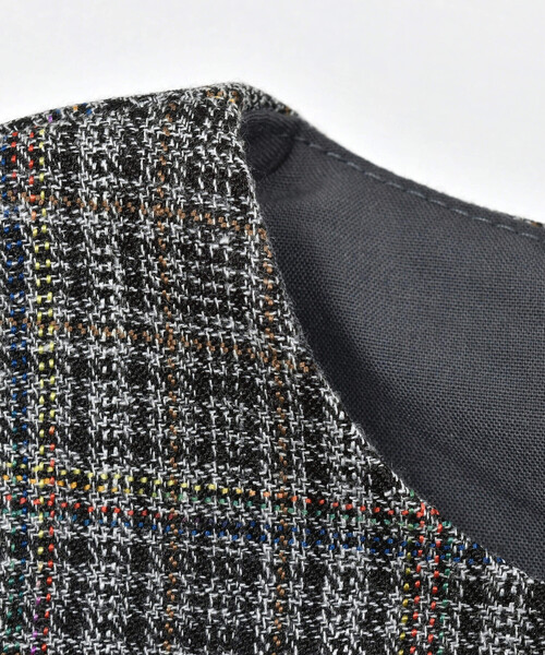 「BeBe Petits Pois Vert」 「KIDS」ノースリーブワンピース 140cm ブラック系その他 キッズ_画像9