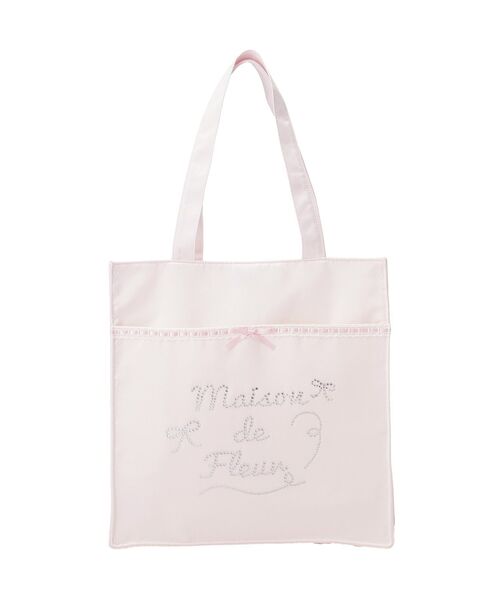 Maison de FLEUR（メゾンドフルール） トートバッグ サテンレース