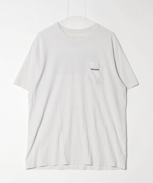 patagonia（パタゴニア） 半袖Tシャツ L ホワイト メンズ : ZOZOTOWN