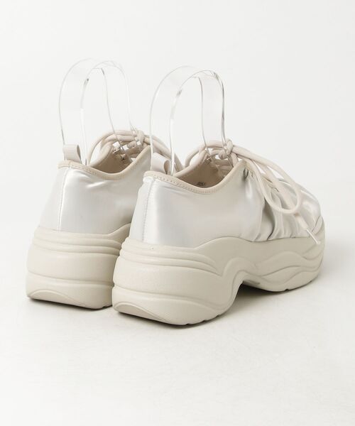 「PICCIN」 「EVOL」ローカットスニーカー L ベージュ レディース_画像2
