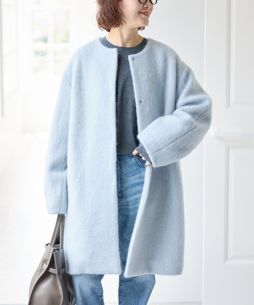 Spick＆Span（スピック アンド スパン） ノーカラーコート コート ノー