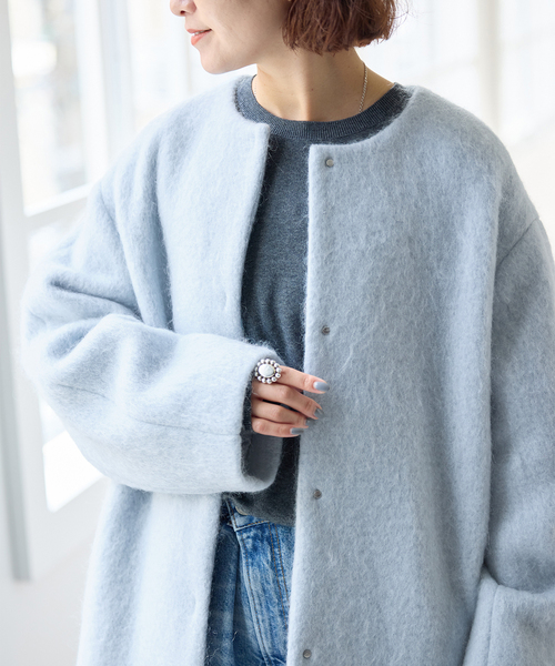 Spick＆Span（スピック アンド スパン） ノーカラーコート コート ノー