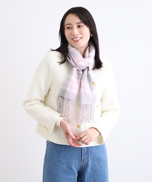 MOONBAT（ムーンバット） マフラー ストール 「WEB限定」カシミヤ100