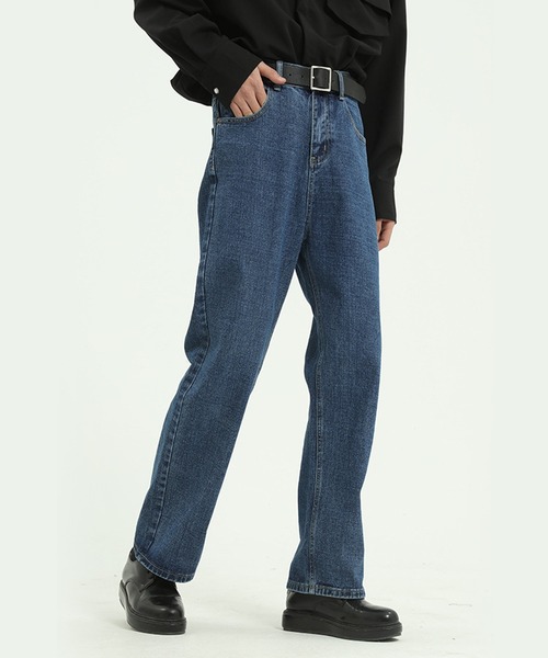 【FENDI】メンズ☆シンプル☆ライトブルー ストレート ジーンズ Fendi Men's Selleria Straight-Leg Denim ジーンズ (デニム単品