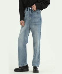 【FENDI】メンズ☆シンプル☆ライトブルー ストレート ジーンズ Fendi Men's Selleria Straight-Leg Denim ジーンズ (デニム単品