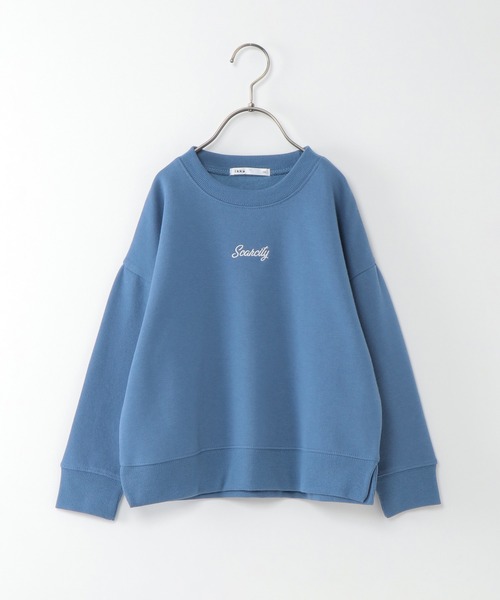 ikka（イッカ） トレーナー 「キッズ」裏起毛チビロゴトレーナー（100