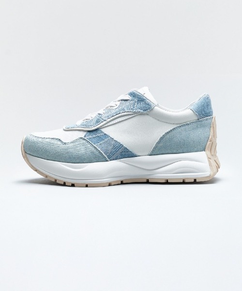 ✨旅行にも✨Lucida 超軽量【本革】厚底スニーカー／希少サイズ40 Lucida スニーカー 25AW 「NEW COLOR」Alnair/ナチュラル厚底
