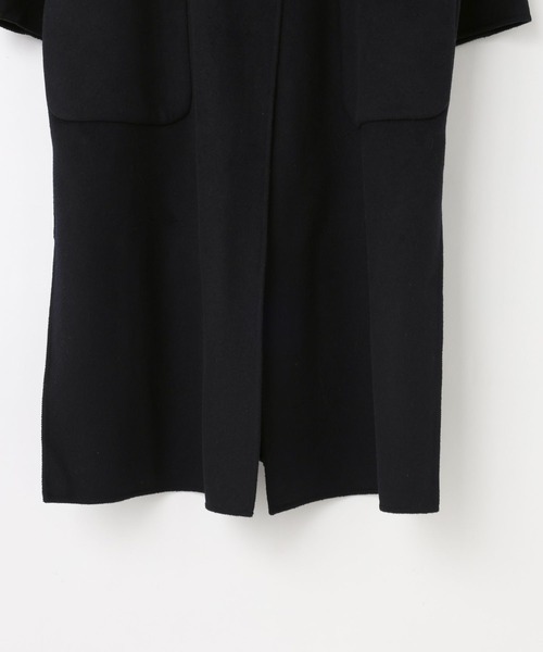 yuw WOOL RIVER BIG COAT チェスターコート　ロング　ベルト コート チェスターコート ウールリバーBIGコート 169309