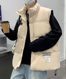 MGV（エムジーヴィー） ダウンベスト ベスト ポケットタグフェイク