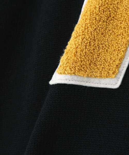AVIREX ニット セーター 「WEB＆DEPOT限定」COLLEGE LINE KNIT