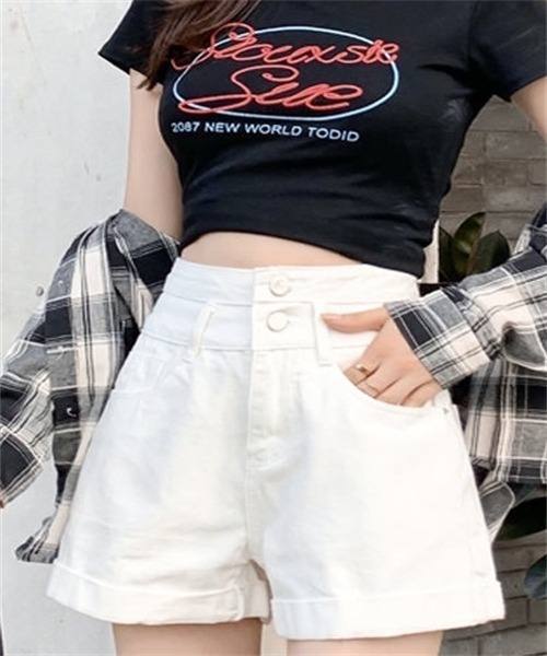 FREE STYLISTS ワイドパンツ ジーンズ デニム デニムパンツ ロール
