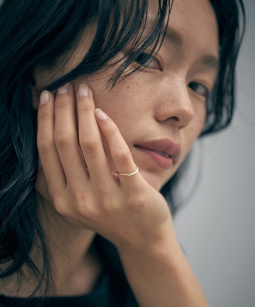 Jouete（ジュエッテ） 指輪 リング K10YG ピンキーリング ダイヤモンド