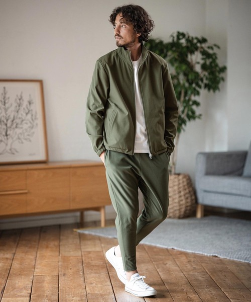 Magine ブルゾン アウター mj9341-BRUSHED STRETCH NYLON STAND COLLAR