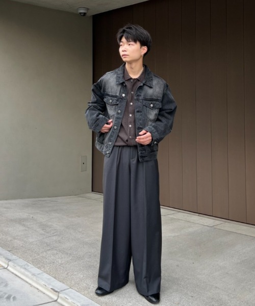 60s USAメンズ ヴィンテージスラックス ブラック センタープレス 60s USAメンズ ヴィンテージスラックス ブラック センタープレス