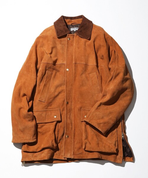 ステンカラーコート コート CAHLUMN/カウラム Goat Suede Hunting Jacket/ゴートスエード ハンティングジャケットの画像