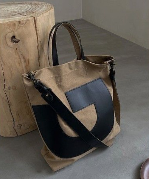 SEU トートバッグ 大容量カジュアルキャンバストートバッグ A4 3wayG