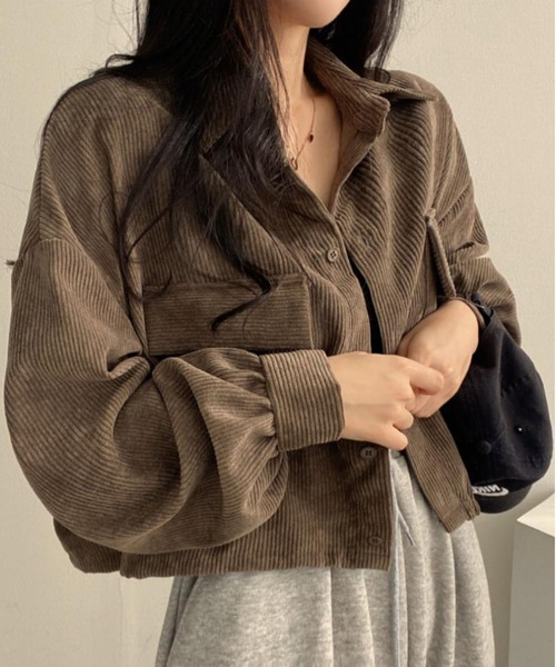 ブラウス シャツ ZIVA CORDUROY SHIRT JACKET | ZIVA コーデュロイ シャツ ジャケット レディース ALLSAINTS ブラウス シャツ ZIVA CORDUROY SHIRT JACKET