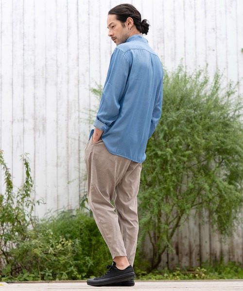 CAMBIO（カンビオ） シャツ ms5602- ミニスタンドカラーテンセルシャツ