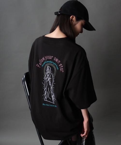 SITRY tシャツ Rude Style Back Embroidery T-shirt/ルード