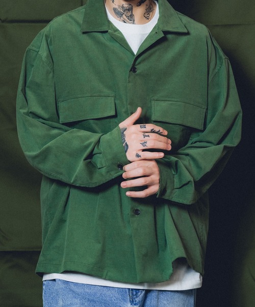 Subciety（サブサエティ） シャツ CORDUROY CPO SHIRT メンズ