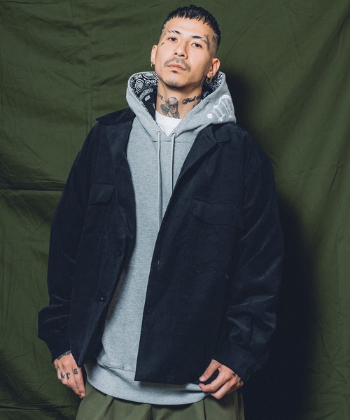 Subciety（サブサエティ） シャツ CORDUROY CPO SHIRT メンズ