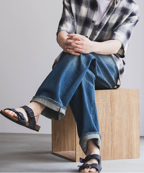 seyto ワイドストレートダメージネップデニムパンツ セイト EDWIN ジーンズ 505Z ワイドストレートパンツ SELVAGE VINTAGE