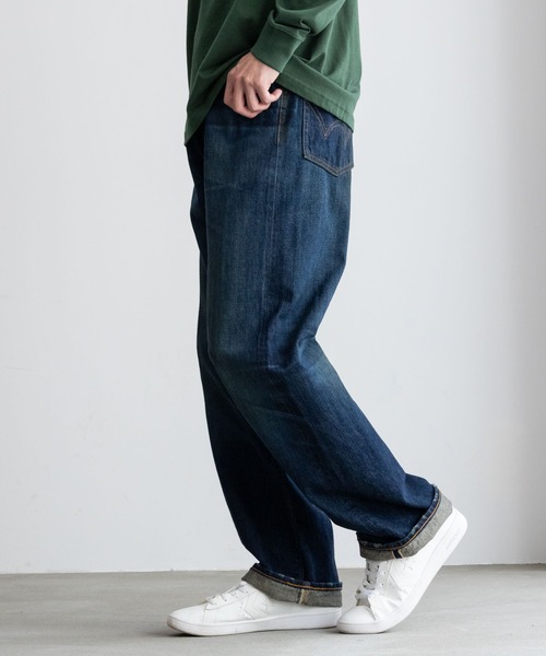 EDWIN ジーンズ 505Z ワイドストレートパンツ SELVAGE VINTAGE