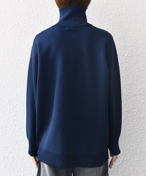 入荷なう SHIPS any ニット セーター any:「手洗い可能」ハーフ ジップ トップス