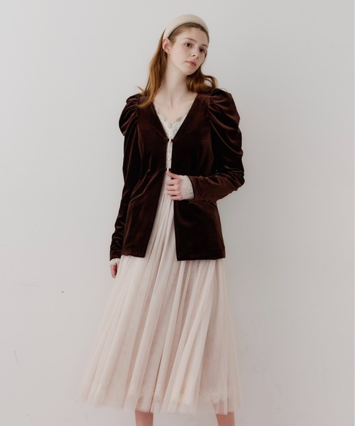 J1U by LA BELLE ETUDE ジャケット ノーカラージャケット クラシカル