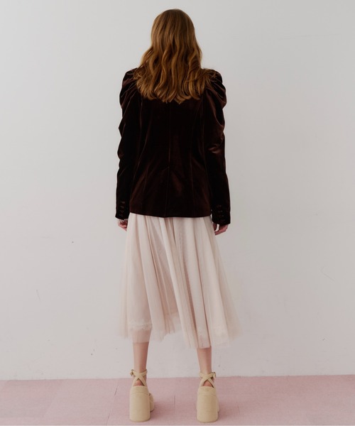 J1U by LA BELLE ETUDE ジャケット ノーカラージャケット クラシカル