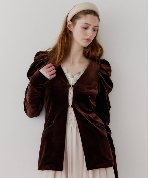 J1U by LA BELLE ETUDE ジャケット ノーカラージャケット クラシカル