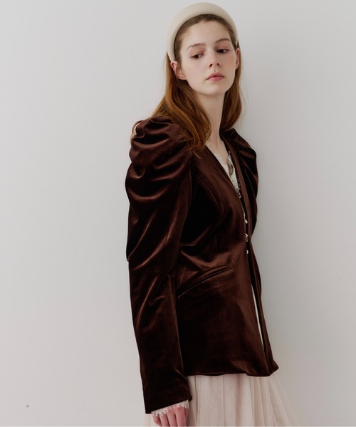 J1U by LA BELLE ETUDE ジャケット ノーカラージャケット クラシカル