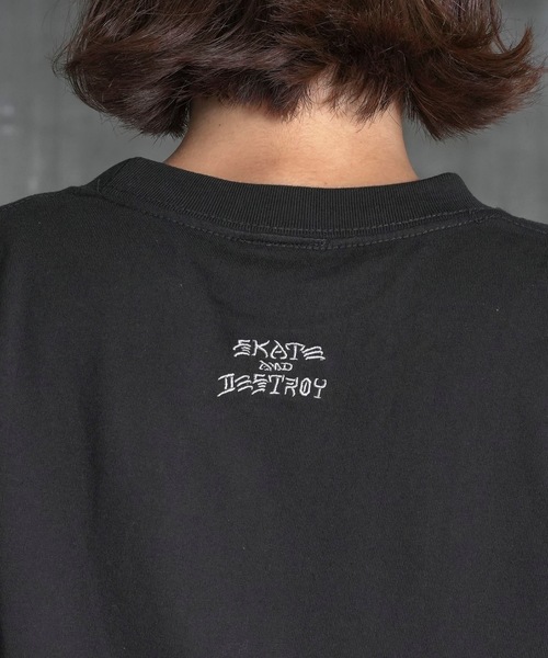 THRASHER（スラッシャー） tシャツ ANTI LOGO emb S/S T-SHIRTS