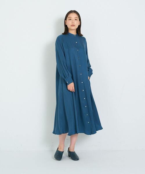 ADIEU TRISTESSE ワンピース シルキーシャツワンピース