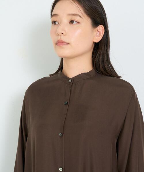 ADIEU TRISTESSE ワンピース シルキーシャツワンピース