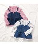 ベスト デニムビスチェ&チュニックセット キッ...の詳細画像4