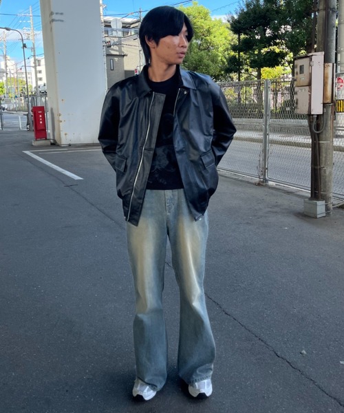 CELENA BEATS 革ジャン ライダース ヴィンテージライク オーバーサイズ